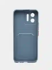 Синий меланж силиконовый чехол для Honor X5 4G, Хонор Икс5 4Ж