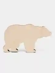 Многослойная деревянная раскраска Медведь, 3D раскраска из дерева