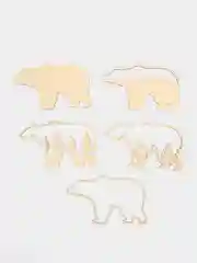 Многослойная деревянная раскраска Медведь, 3D раскраска из дерева