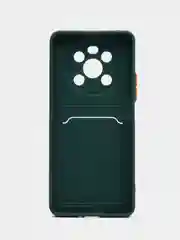 Тёмно-зелёный силиконовый чехол для Honor X9 2022 4G/5G, X30, Magic 4 Lite (Хонор Икс9, Икс30, Мэджик 4)