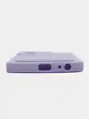 Лавандовый силиконовый чехол для Vivo Y22 / Y22S (Виво у22 / у22С), с карманом для карт