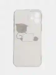 Белый чехол на iPhone 11, 12, 13 / 14 Pro Max / 7, 8 Plus / XR / XS / X, айфон про макс, прозрачный