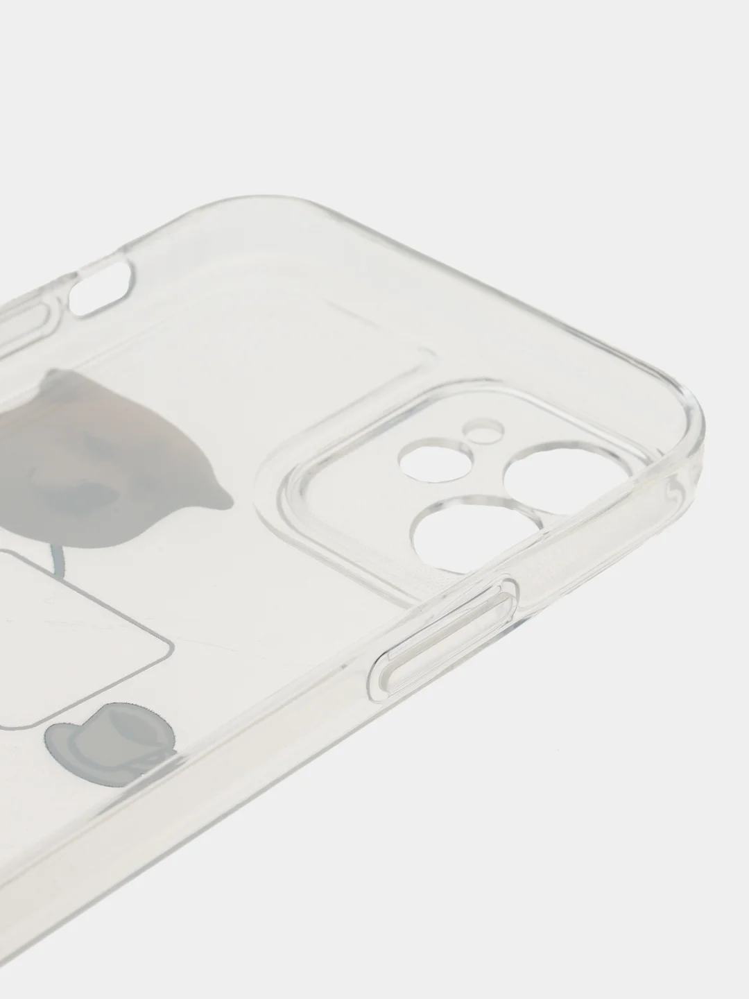 Белый чехол на iPhone 11, 12, 13 / 14 Pro Max / 7, 8 Plus / XR / XS / X, айфон про макс, прозрачный