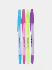 Шоколадный синяя шариковая ручка "Pastel"