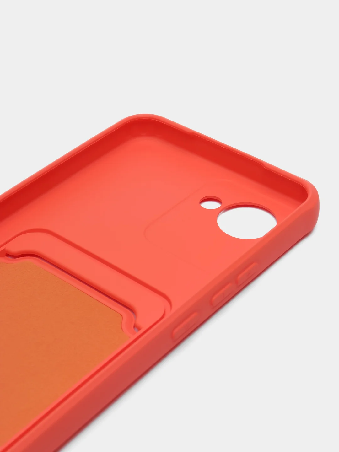 Коралловый силиконовы чехол для Realme C30 / C30S / 50i PRIME (Реалми С30 / 50И Прайм) прозрачный