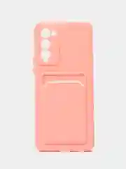 Пудровый чехол для Tecno Camon 18, 18P (Техно Камон 18, 18П), силиконовый