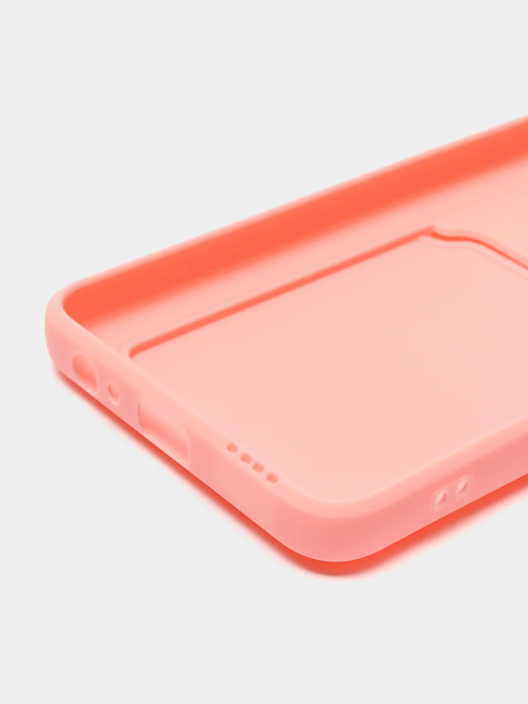 Пудровый чехол для Tecno Camon 18, 18P (Техно Камон 18, 18П), силиконовый