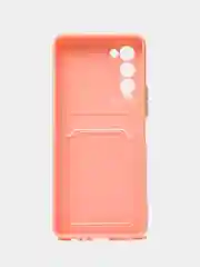 Пудровый чехол для Tecno Camon 18, 18P (Техно Камон 18, 18П), силиконовый