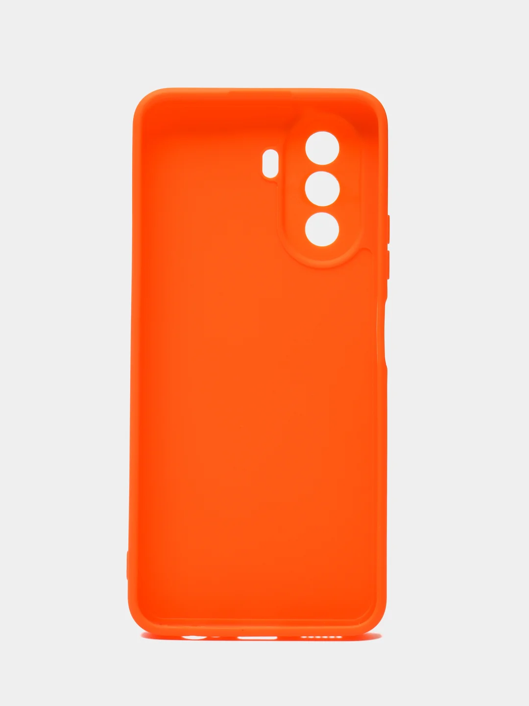 Оранжевый силиконовый чехол для Huawei Nova Y70, Y70 Plus (Хуавей Нова игрек у70) c защитой камеры