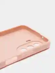 Пудровый силиконовый чехол для Huawei Nova Y70, Y70 Plus (Хуавей Нова игрек у70) c защитой камеры