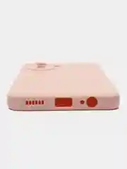 Пудровый силиконовый чехол для Huawei Nova Y70, Y70 Plus (Хуавей Нова игрек у70) c защитой камеры