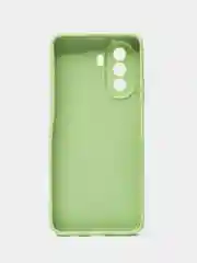 Зеленый силиконовый чехол для Huawei Nova Y70, Y70 Plus (Хуавей Нова игрек у70) c защитой камеры
