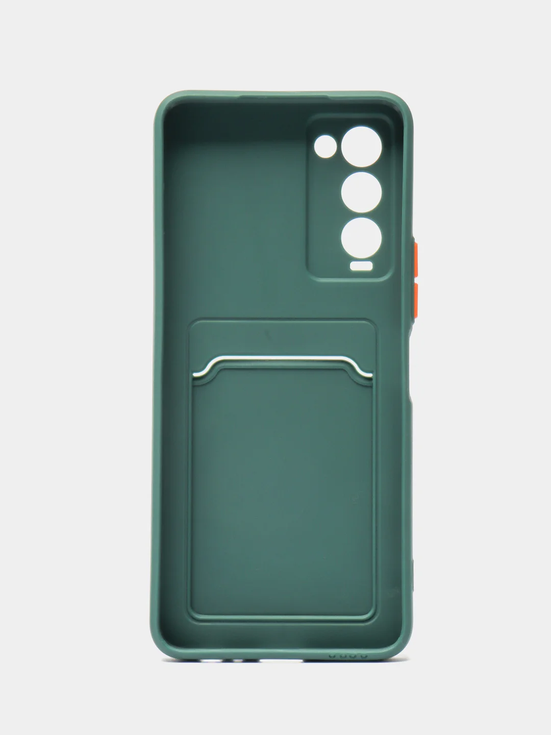 Тёмно-зелёный чехол для Tecno Camon 18, 18P (Техно Камон 18, 18П), силиконовый