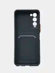 Темно-синий чехол для Tecno Camon 18, 18P (Техно Камон 18, 18П), силиконовый