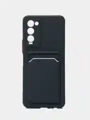 Темно-синий чехол для Tecno Camon 18, 18P (Техно Камон 18, 18П), силиконовый