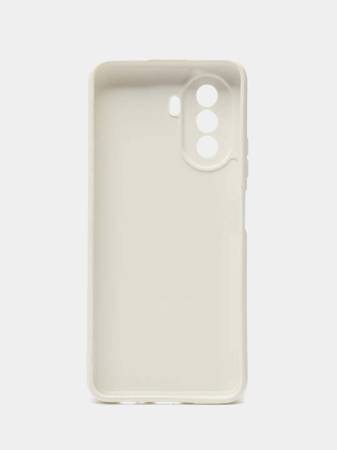 Белый силиконовый чехол для Huawei Nova Y70, Y70 Plus (Хуавей Нова игрек у70) c защитой камеры