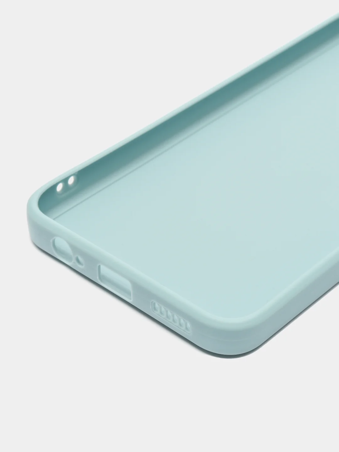 Светло-синий силиконовый чехол для Huawei Nova Y70, Y70 Plus (Хуавей Нова игрек у70) c защитой камеры