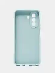 Светло-синий силиконовый чехол для Huawei Nova Y70, Y70 Plus (Хуавей Нова игрек у70) c защитой камеры