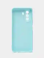 Голубой силиконовый чехол для Huawei Nova Y70, Y70 Plus (Хуавей Нова игрек у70) c защитой камеры