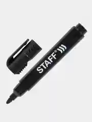 Маркер перманентный черный, 3 штуки, Staff Pm-150, 880749