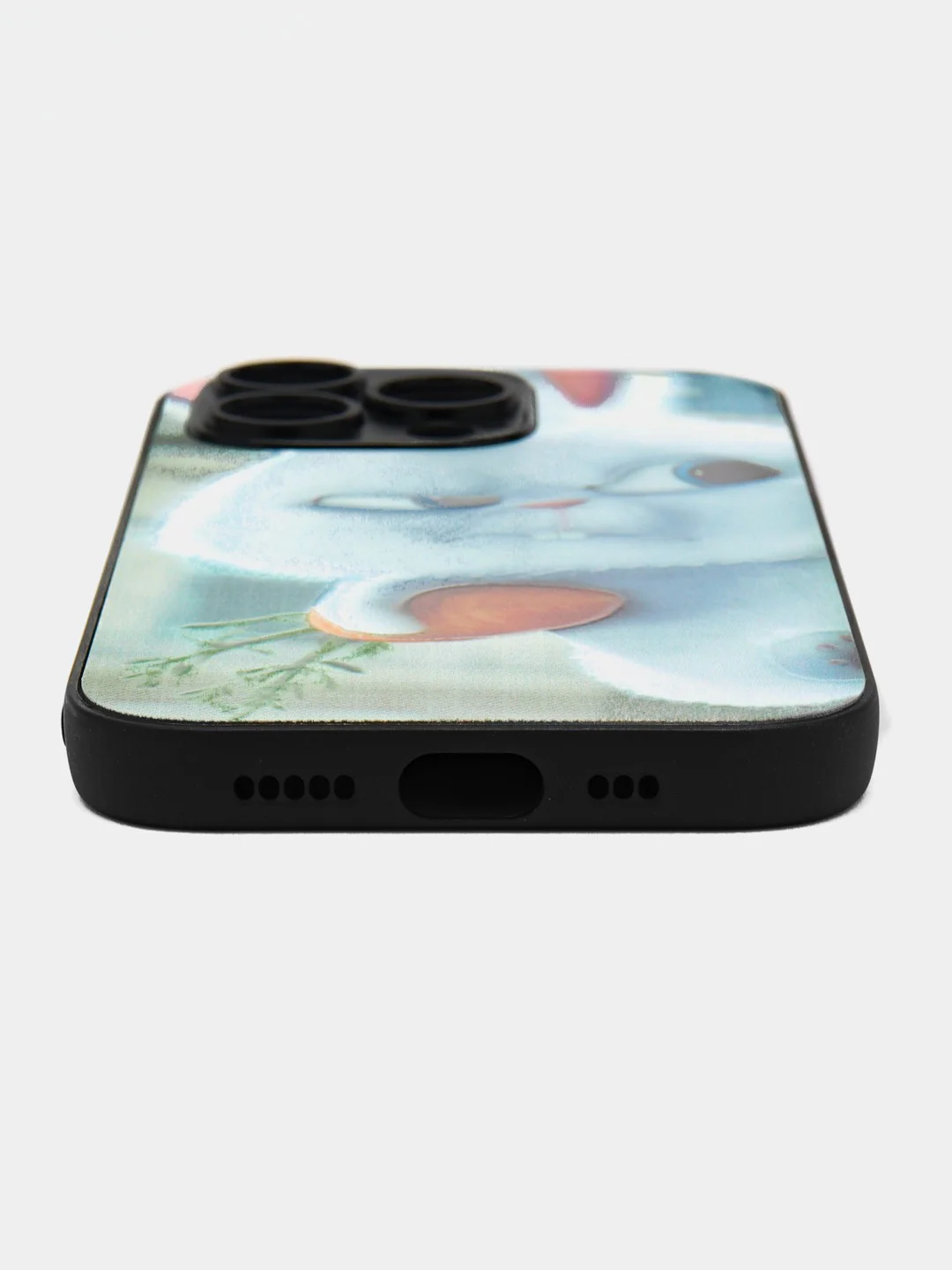 Багровый чехол с ярким рисунком на Apple iPhone 14 Pro (Айфон 14 Про)