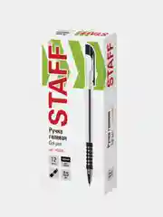 Ручка гелевая с грипом Staff Basic Needle Gp-679, Черная, 3 шт., 143679