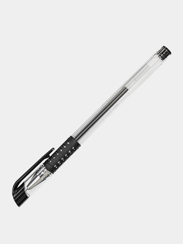 Ручка гелевая с грипом Staff Basic Needle Gp-679, Черная, 3 шт., 143679
