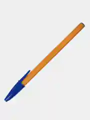 Ручка шариковая Staff Basic Orange Bp-01, письмо 750 метров, Синяя, 10 шт., 143740