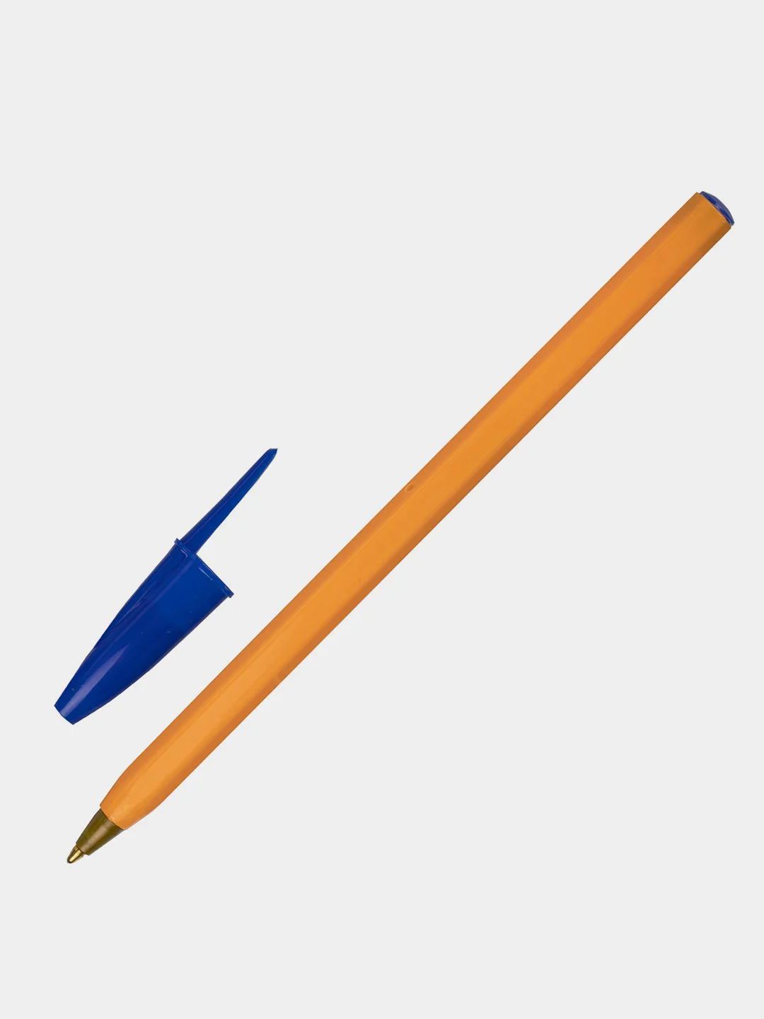 Ручка шариковая Staff Basic Orange Bp-01, письмо 750 метров, Синяя, 10 шт., 143740