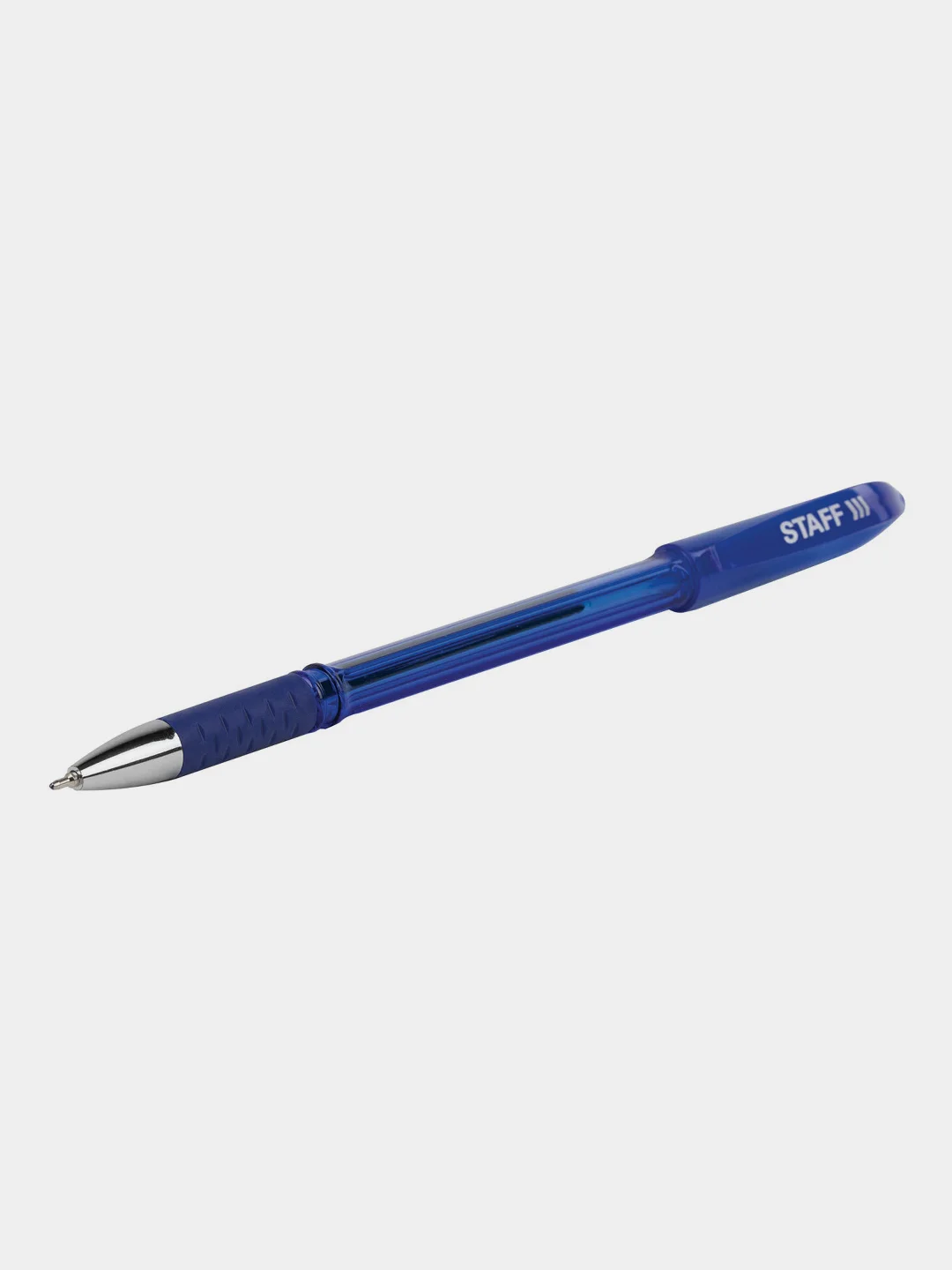 Ручка шариковая масляная с грипом Staff Manager Obp-10, Синяя, 3 шт., 143743