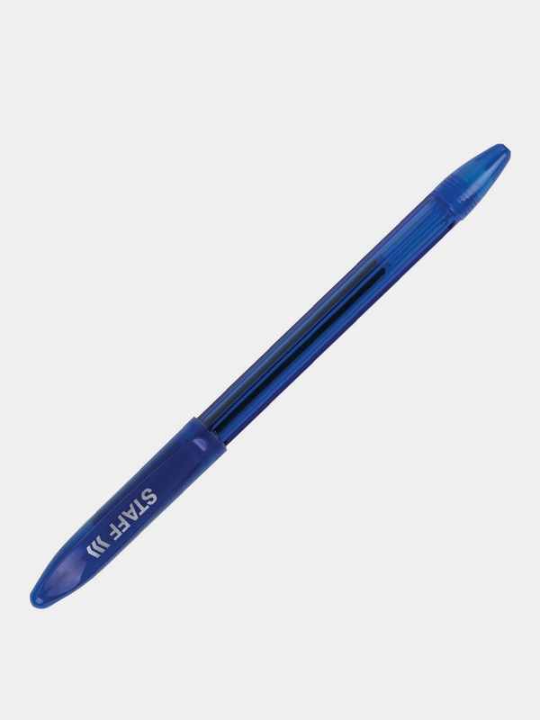 Ручка шариковая масляная с грипом Staff Manager Obp-10, Синяя, 3 шт., 143743