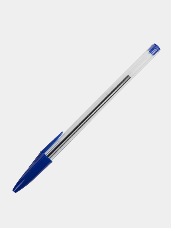 Ручка шариковая Staff Basic Budget Bp-02, письмо 500 м, Синяя, 10 шт., 143758