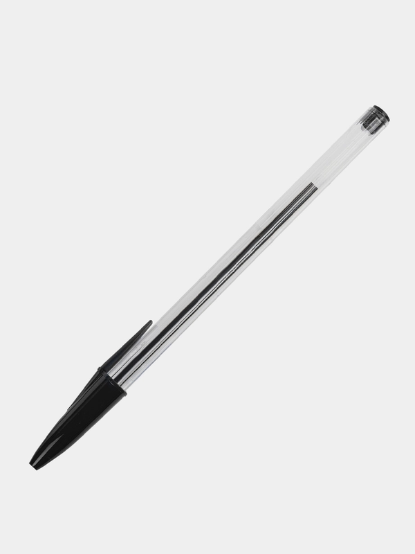 Ручка шариковая Staff Basic Budget Bp-02, письмо 500 м, Черная, 10 шт., 143759