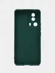 Тёмно-зелёный чехол для Xiaomi 13 Lite силиконовый (Ксиоми 13 лайт), силиконовый, c защитой камеры
