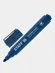 Маркер перманентный Staff Basic Budget Pm-125, Синий, 3 шт., наконечник 3 мм, 152175