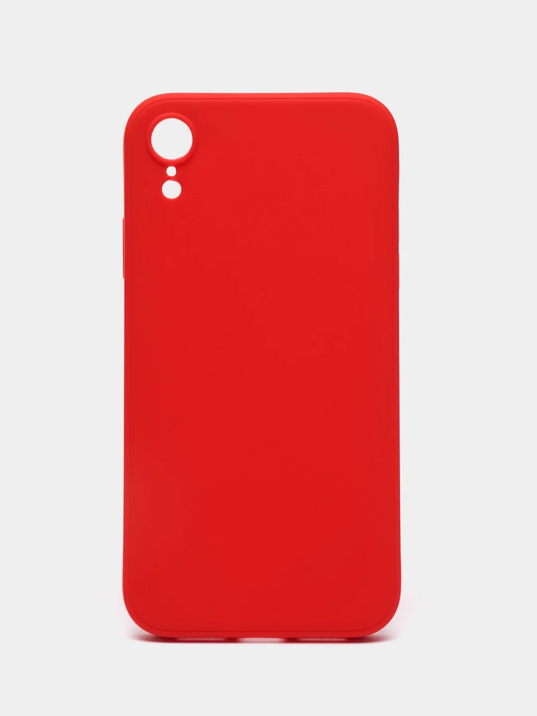 Красный чехол для iPhone XR (Айфон хр), силиконовый, айфон