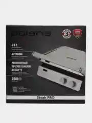 Гриль-пресс Polaris PGP 2803, серебряный