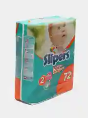 Подгузники детские Slipers №2, от 3 до 6 кг, 72 штуки