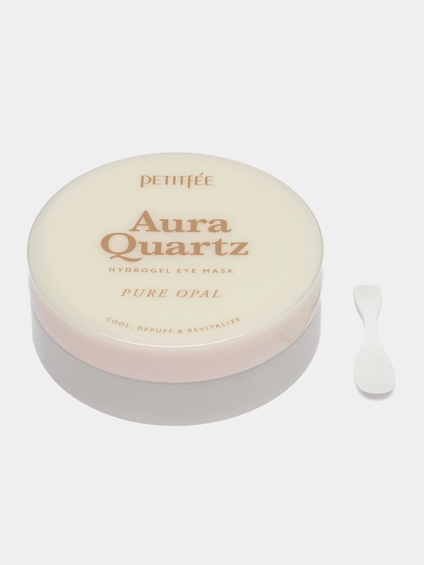 Охлаждающие патчи от морщин и отеков Petitfee Aura Quartz, 40 шт