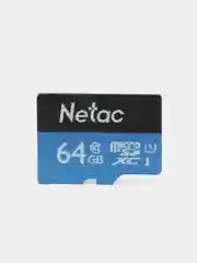 Карта памяти Netac microSD Class 10, 16 Гб / 32 Гб / 64 Гб / 128 Гб для видеорегистратора