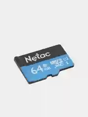Карта памяти Netac microSD Class 10, 16 Гб / 32 Гб / 64 Гб / 128 Гб для видеорегистратора