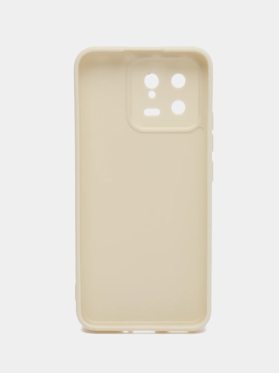 Молочный чехол для Xiaomi 13, силиконовый, (Ксиоми 13), c защитой камеры