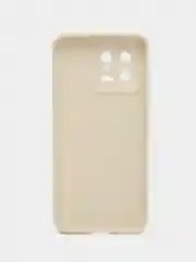 Молочный чехол для Xiaomi 13, силиконовый, (Ксиоми 13), c защитой камеры