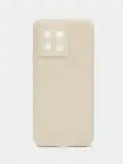 Молочный чехол для Xiaomi 13, силиконовый, (Ксиоми 13), c защитой камеры