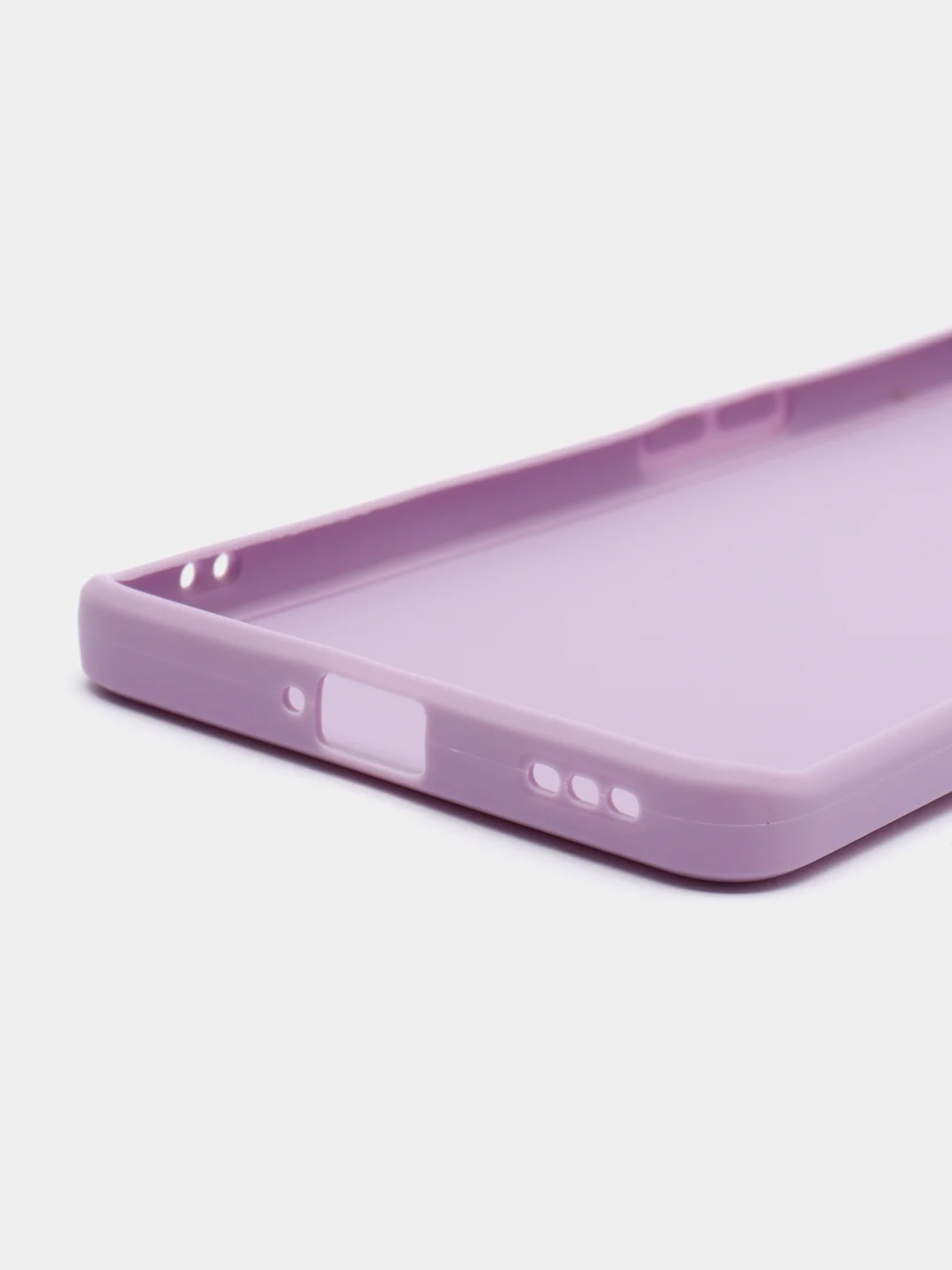 Лавандовый чехол для Oppo Reno 8T 5G (Оппо Рено 8Т 5Г), силиконовый, c защитой камеры