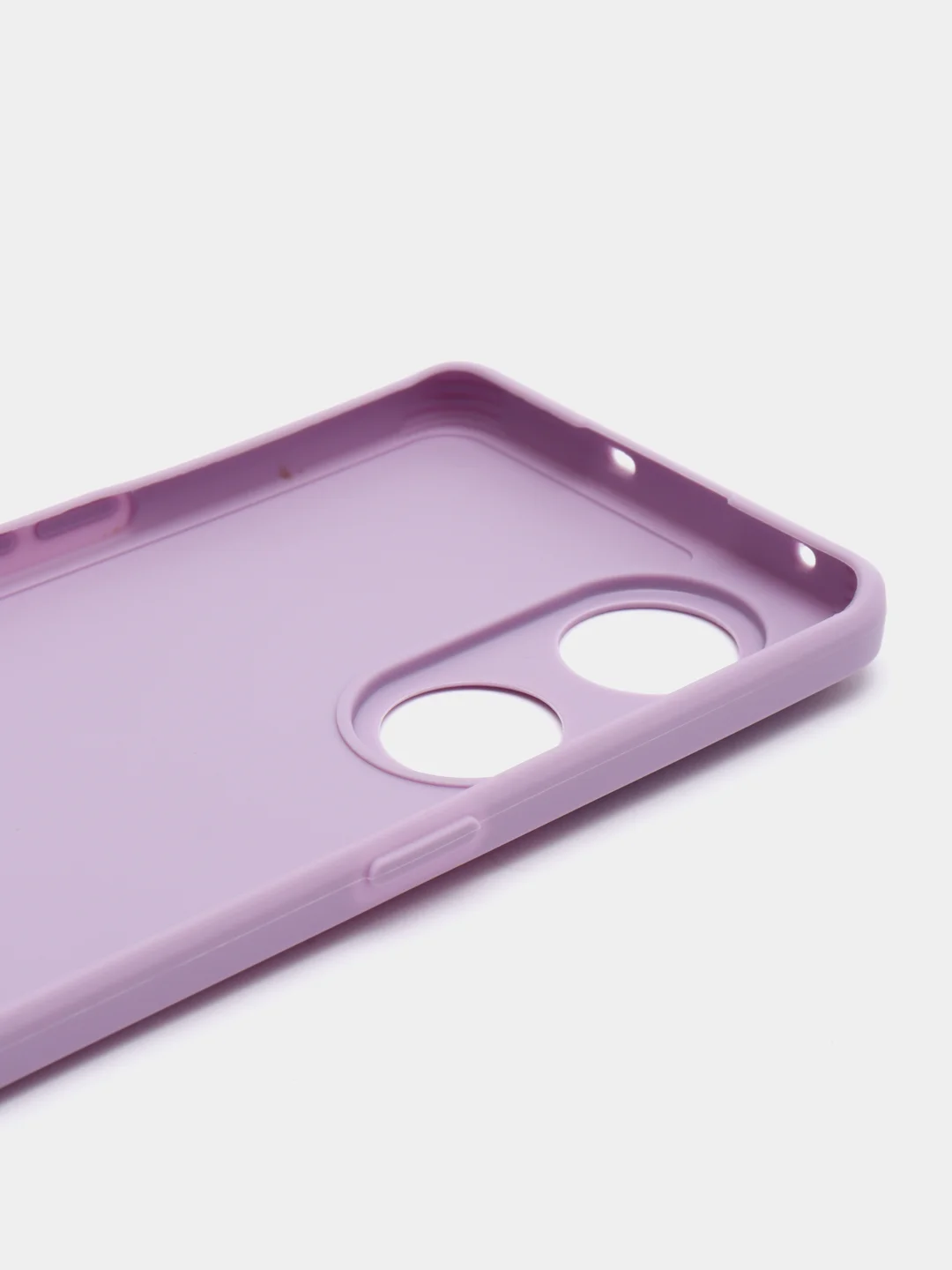Лавандовый чехол для Oppo Reno 8T 5G (Оппо Рено 8Т 5Г), силиконовый, c защитой камеры