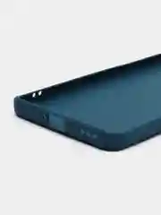 Синий чехол для Oppo Reno 8T 5G (Оппо Рено 8Т 5Г), силиконовый, c защитой камеры