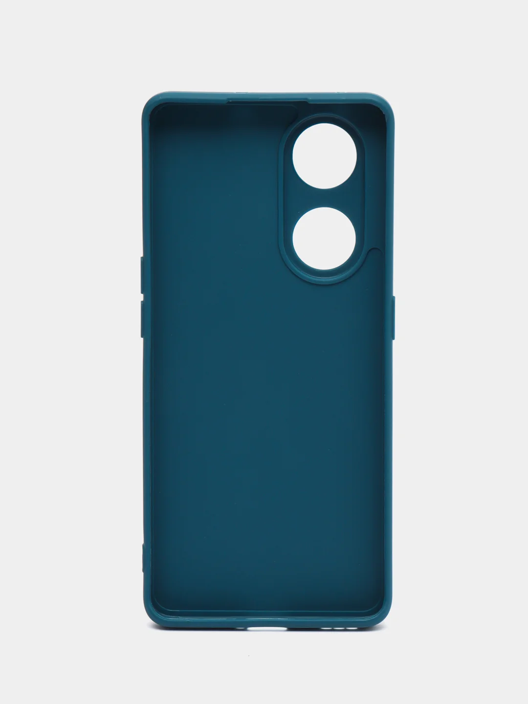 Синий чехол для Oppo Reno 8T 5G (Оппо Рено 8Т 5Г), силиконовый, c защитой камеры