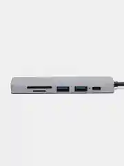 Серый металлик type C HUB 5 в 1 Концентратор USB 3.0 и HDMI