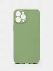 Зеленый чехол для iPhone 12 Pro Max (Айфон 12 про макс) черный, c защитой камеры